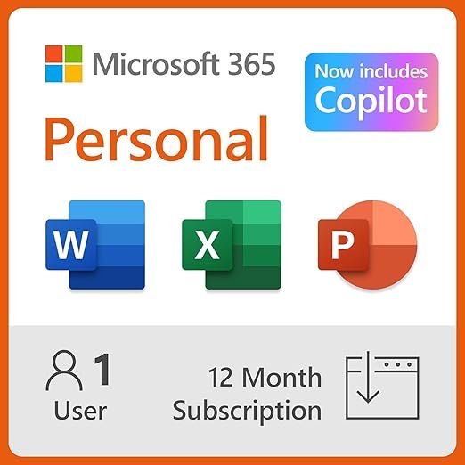 Microsoft 365 Personal | 12-Month Subscription, 1 person