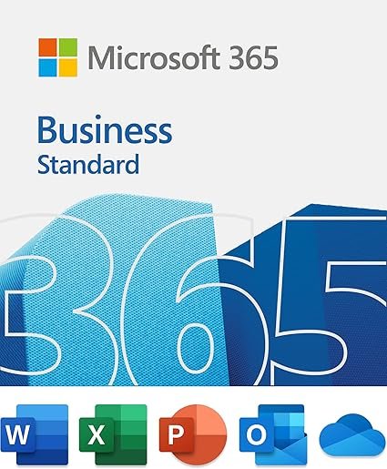 Microsoft 365 Business Standard | 12-Month Subscription, 1 person